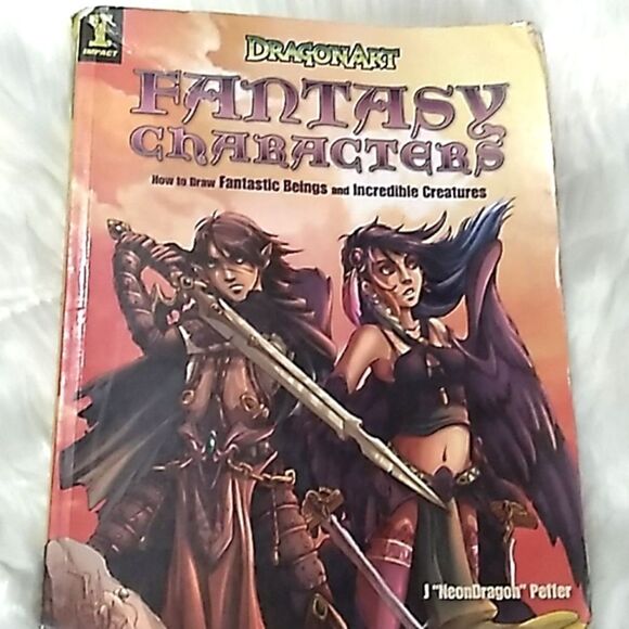 DragonArt Fantasy Characters how to draw fantastic beings guidebook paperback - Picture 16 of 16